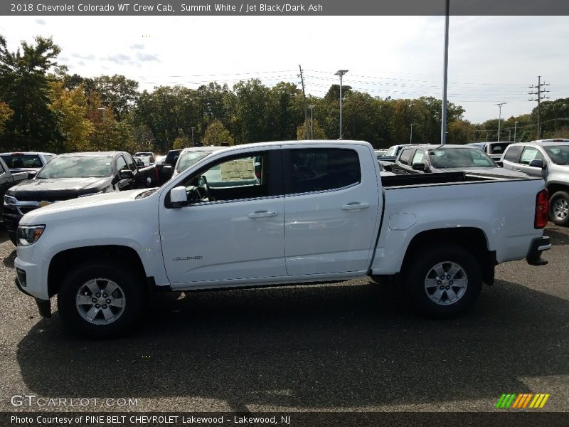 Summit White / Jet Black/Dark Ash 2018 Chevrolet Colorado WT Crew Cab