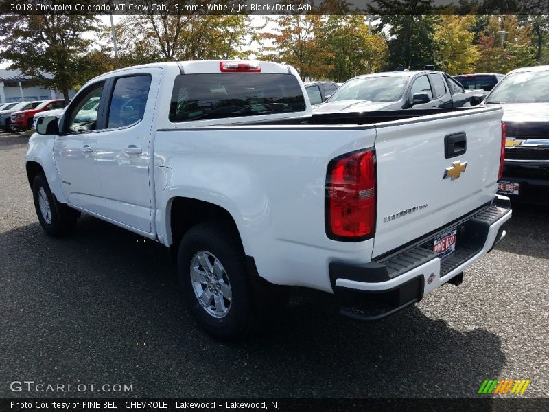 Summit White / Jet Black/Dark Ash 2018 Chevrolet Colorado WT Crew Cab