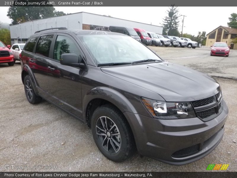 Granite Pearl-Coat / Black 2017 Dodge Journey SE AWD