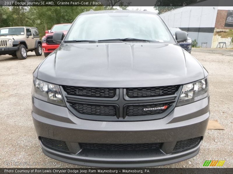Granite Pearl-Coat / Black 2017 Dodge Journey SE AWD
