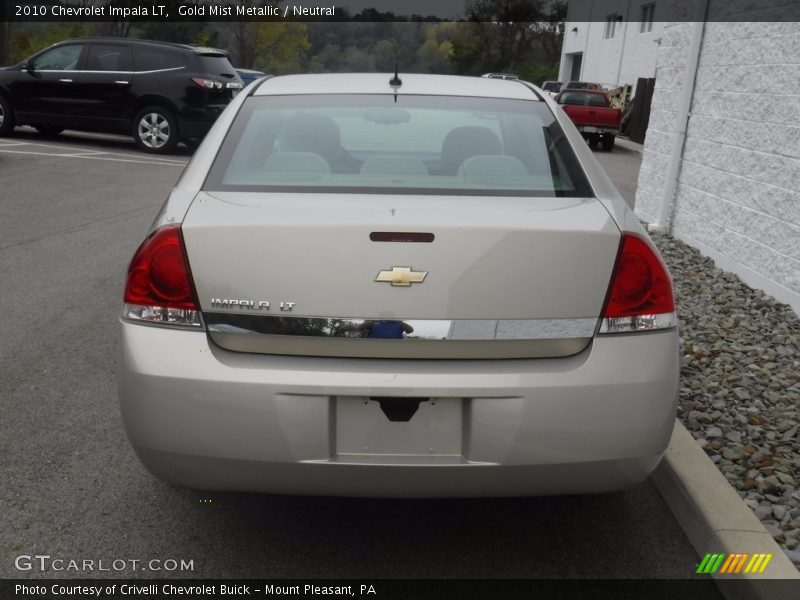 Gold Mist Metallic / Neutral 2010 Chevrolet Impala LT