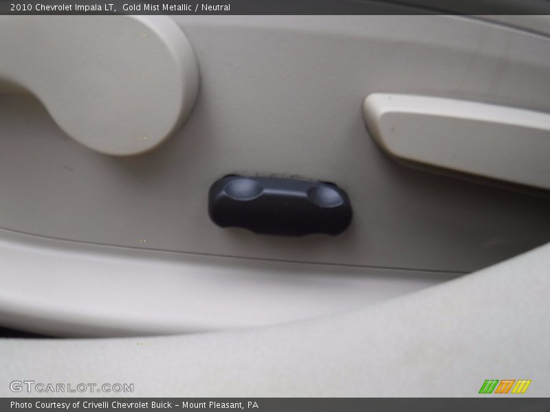 Gold Mist Metallic / Neutral 2010 Chevrolet Impala LT