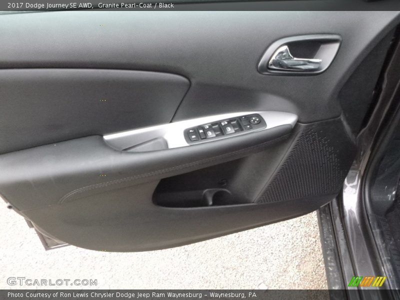 Granite Pearl-Coat / Black 2017 Dodge Journey SE AWD