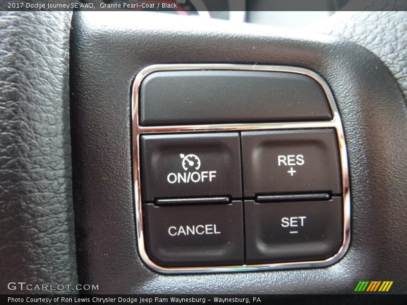 Granite Pearl-Coat / Black 2017 Dodge Journey SE AWD