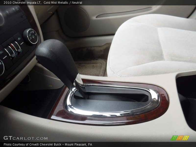 Gold Mist Metallic / Neutral 2010 Chevrolet Impala LT
