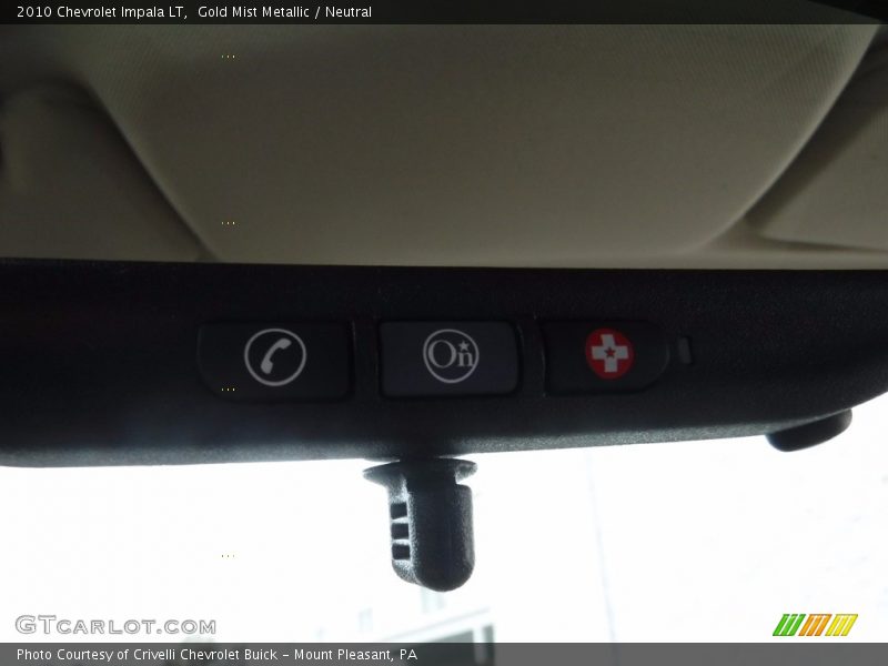 Gold Mist Metallic / Neutral 2010 Chevrolet Impala LT