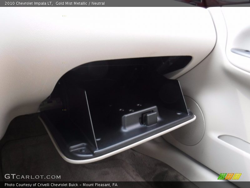 Gold Mist Metallic / Neutral 2010 Chevrolet Impala LT