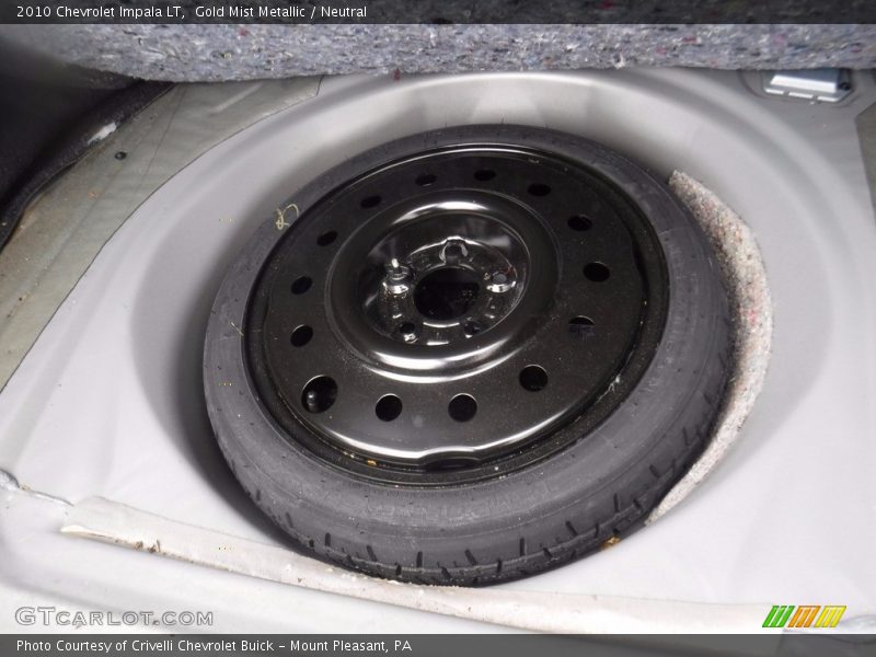 Gold Mist Metallic / Neutral 2010 Chevrolet Impala LT