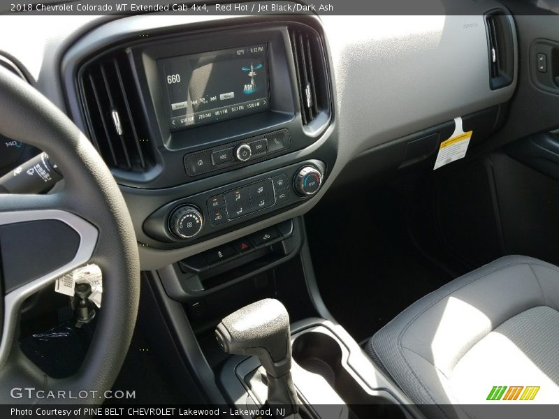 Red Hot / Jet Black/Dark Ash 2018 Chevrolet Colorado WT Extended Cab 4x4