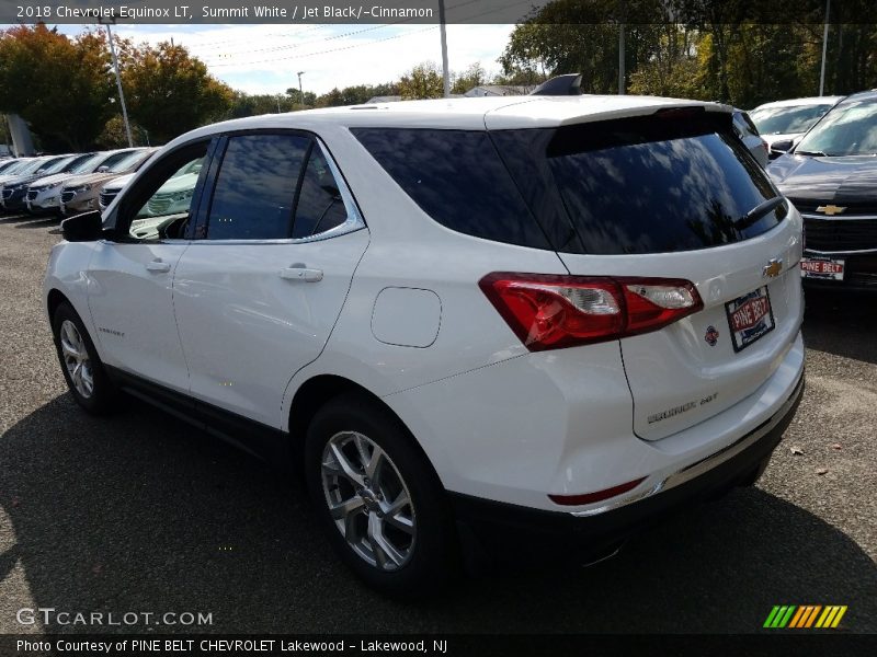 Summit White / Jet Black/­Cinnamon 2018 Chevrolet Equinox LT