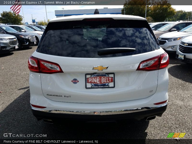Summit White / Jet Black/­Cinnamon 2018 Chevrolet Equinox LT