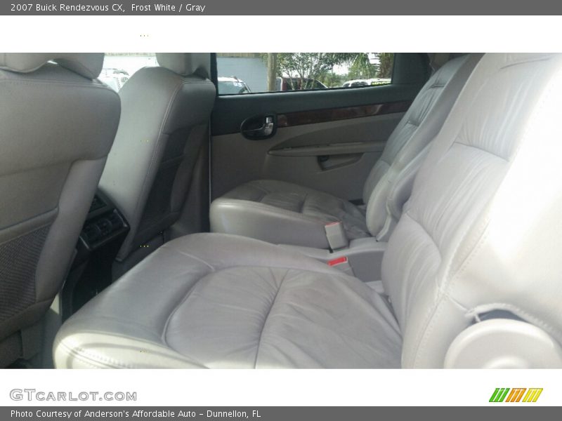 Frost White / Gray 2007 Buick Rendezvous CX
