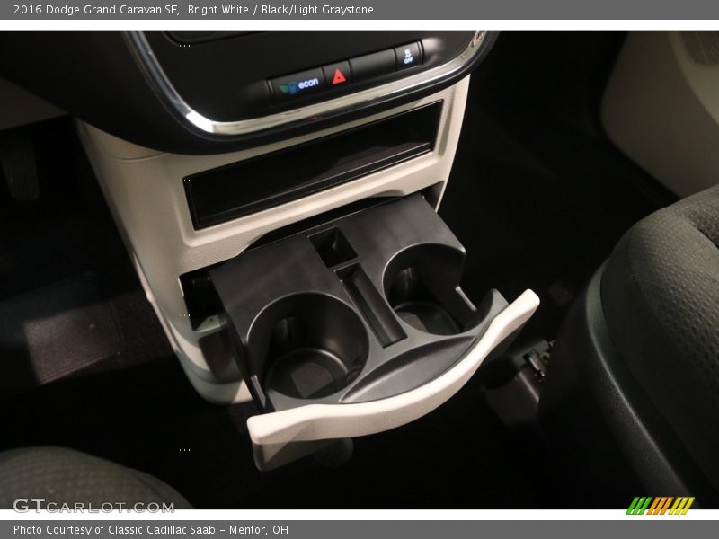Bright White / Black/Light Graystone 2016 Dodge Grand Caravan SE