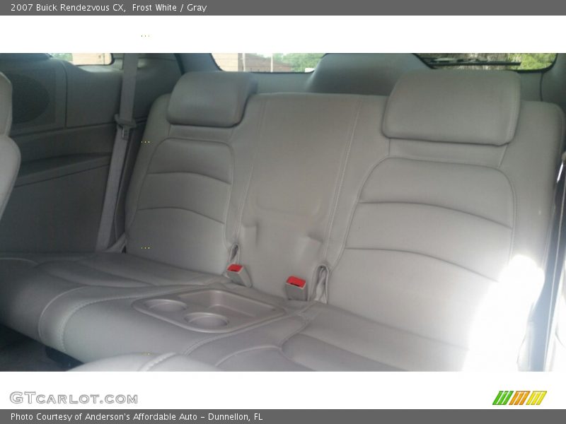 Frost White / Gray 2007 Buick Rendezvous CX
