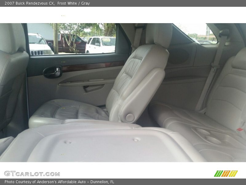 Frost White / Gray 2007 Buick Rendezvous CX