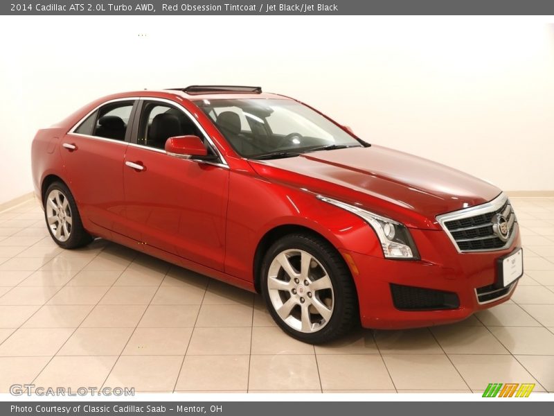 Red Obsession Tintcoat / Jet Black/Jet Black 2014 Cadillac ATS 2.0L Turbo AWD