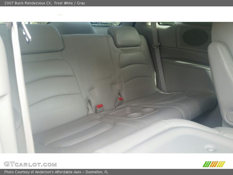 Frost White / Gray 2007 Buick Rendezvous CX