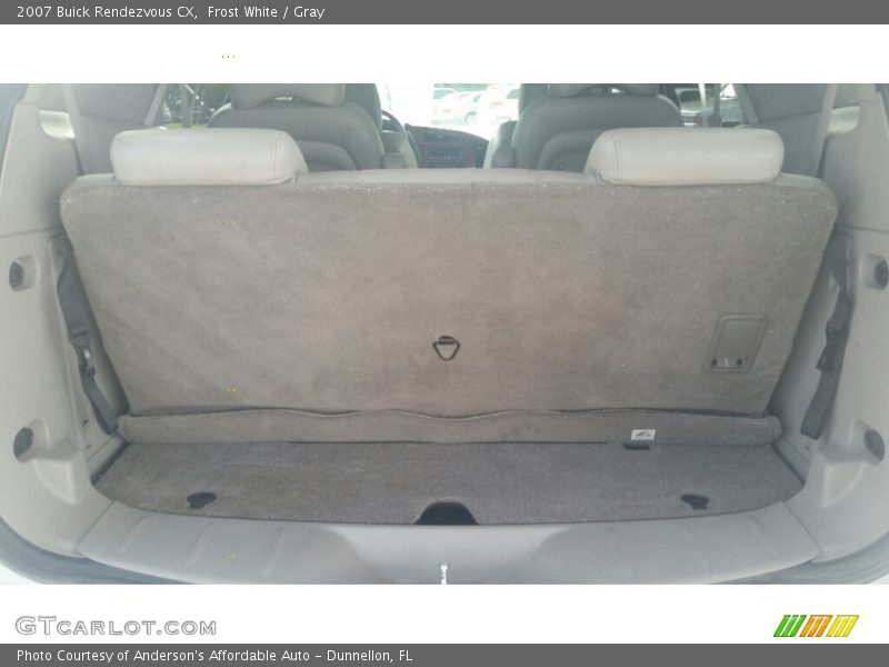 Frost White / Gray 2007 Buick Rendezvous CX