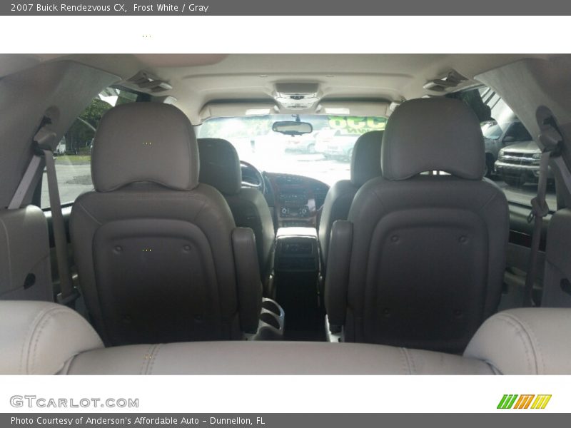 Frost White / Gray 2007 Buick Rendezvous CX