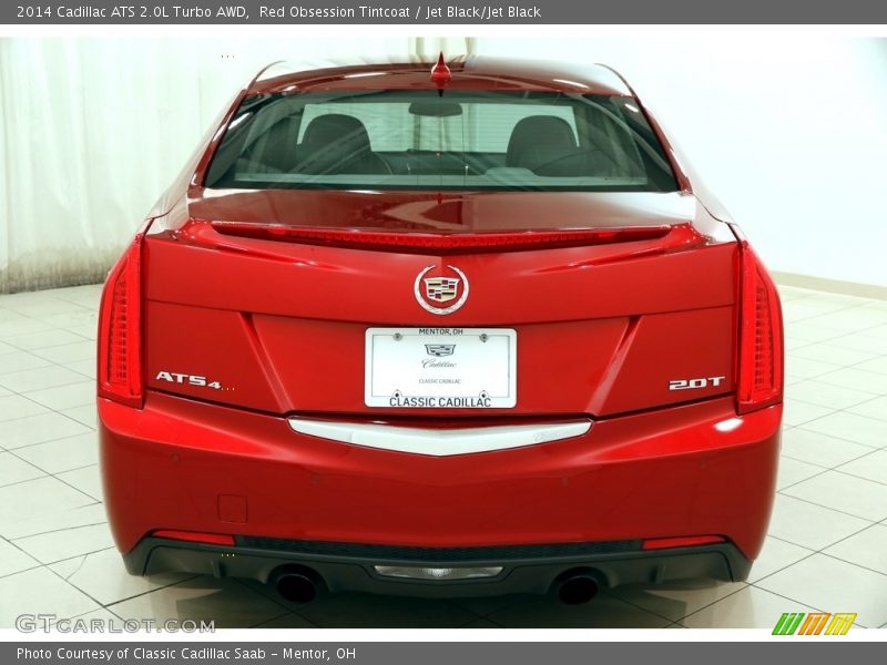 Red Obsession Tintcoat / Jet Black/Jet Black 2014 Cadillac ATS 2.0L Turbo AWD