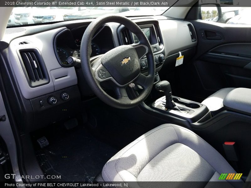 Satin Steel Metallic / Jet Black/Dark Ash 2018 Chevrolet Colorado WT Extended Cab 4x4