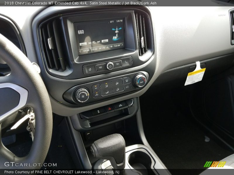 Satin Steel Metallic / Jet Black/Dark Ash 2018 Chevrolet Colorado WT Extended Cab 4x4