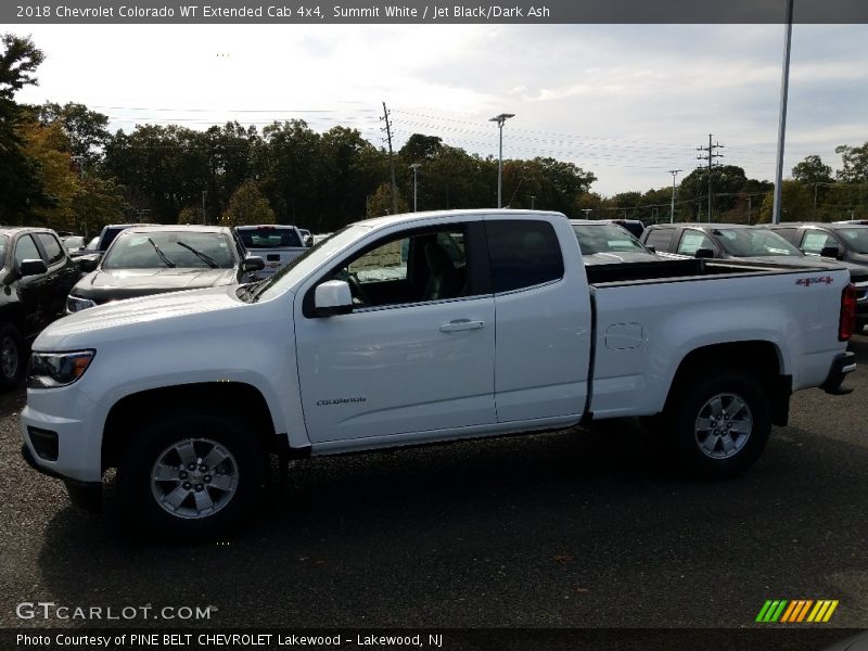 Summit White / Jet Black/Dark Ash 2018 Chevrolet Colorado WT Extended Cab 4x4