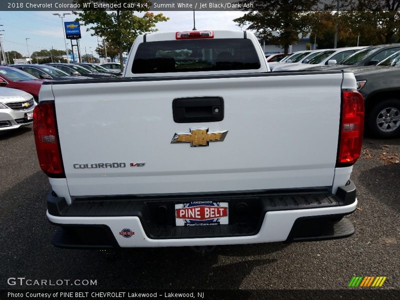 Summit White / Jet Black/Dark Ash 2018 Chevrolet Colorado WT Extended Cab 4x4