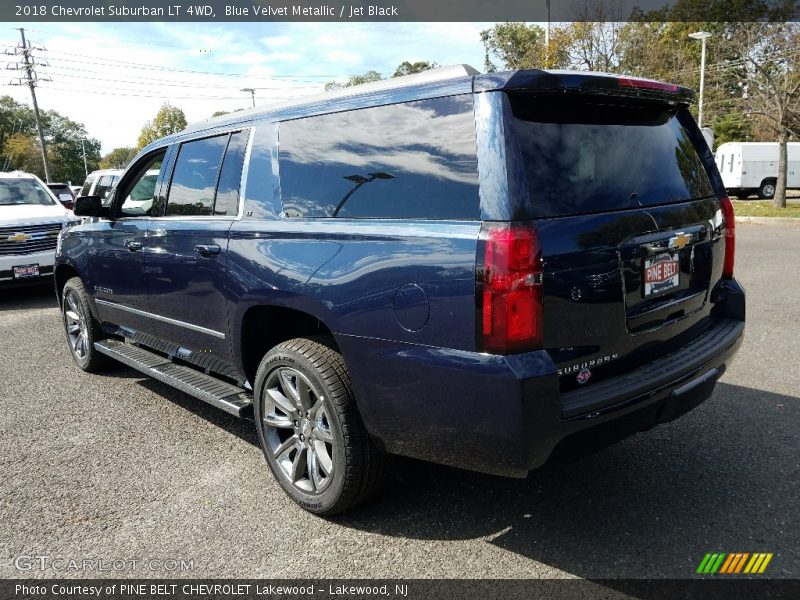 Blue Velvet Metallic / Jet Black 2018 Chevrolet Suburban LT 4WD