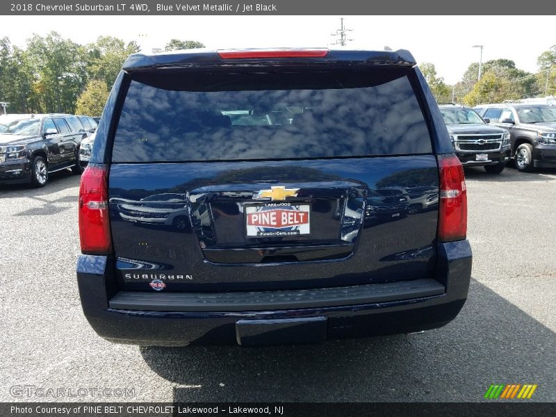 Blue Velvet Metallic / Jet Black 2018 Chevrolet Suburban LT 4WD