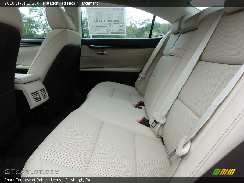 Matador Red Mica / Parchment 2018 Lexus ES 350