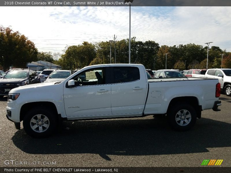 Summit White / Jet Black/Dark Ash 2018 Chevrolet Colorado WT Crew Cab