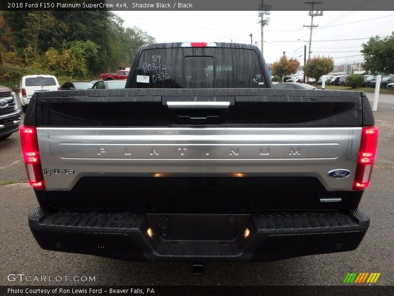 Shadow Black / Black 2018 Ford F150 Platinum SuperCrew 4x4