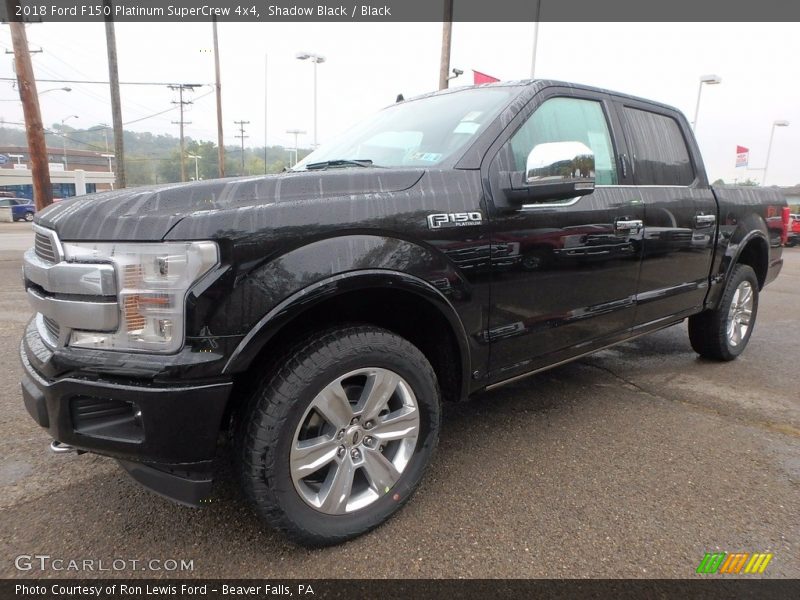 Shadow Black / Black 2018 Ford F150 Platinum SuperCrew 4x4