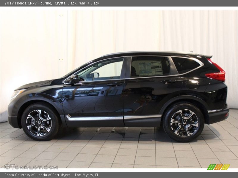 Crystal Black Pearl / Black 2017 Honda CR-V Touring