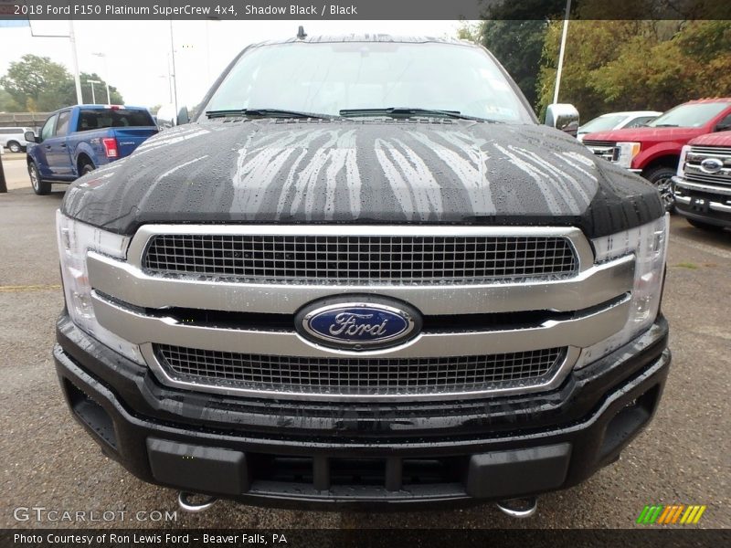 Shadow Black / Black 2018 Ford F150 Platinum SuperCrew 4x4