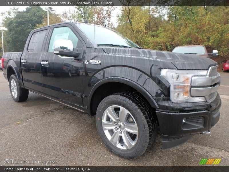 Shadow Black / Black 2018 Ford F150 Platinum SuperCrew 4x4