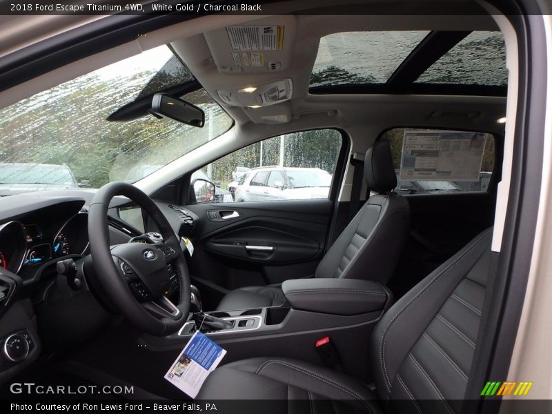 Front Seat of 2018 Escape Titanium 4WD