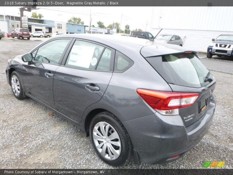 Magnetite Gray Metallic / Black 2018 Subaru Impreza 2.0i 5-Door