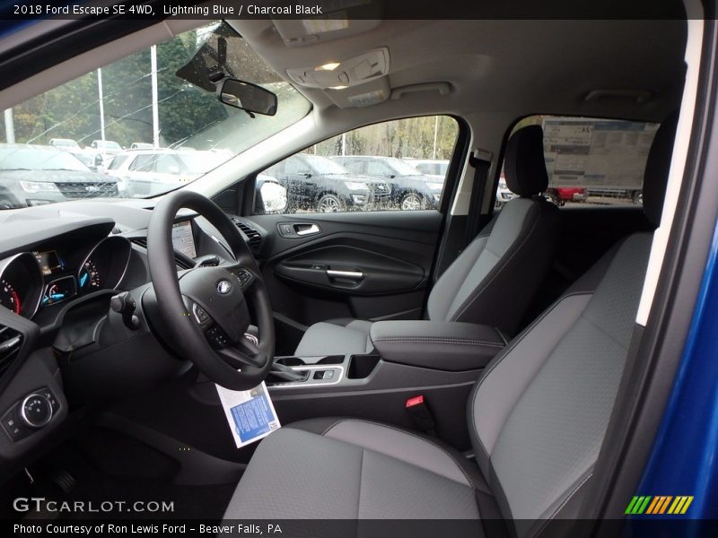  2018 Escape SE 4WD Charcoal Black Interior