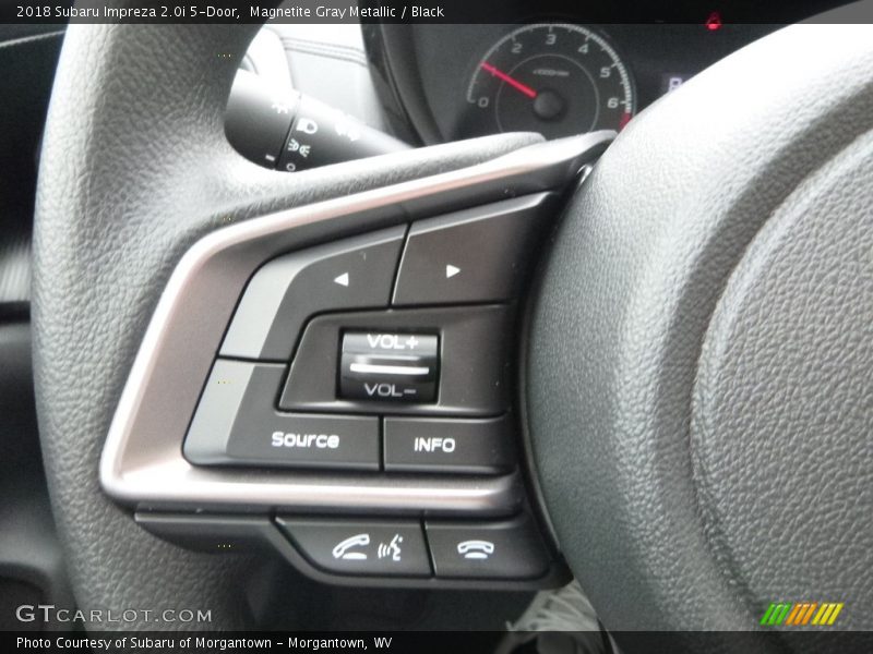 Magnetite Gray Metallic / Black 2018 Subaru Impreza 2.0i 5-Door