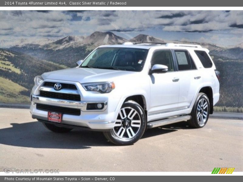 Classic Silver Metallic / Redwood 2014 Toyota 4Runner Limited 4x4