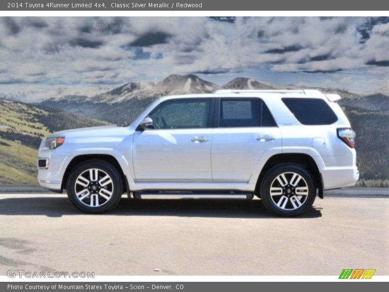 Classic Silver Metallic / Redwood 2014 Toyota 4Runner Limited 4x4