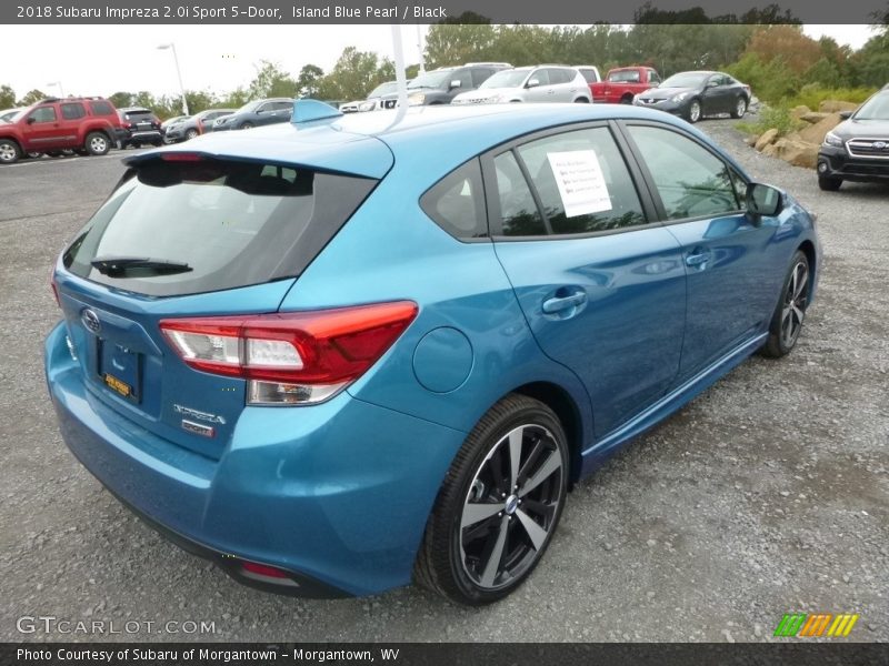 Island Blue Pearl / Black 2018 Subaru Impreza 2.0i Sport 5-Door