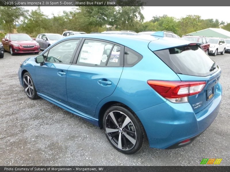 Island Blue Pearl / Black 2018 Subaru Impreza 2.0i Sport 5-Door