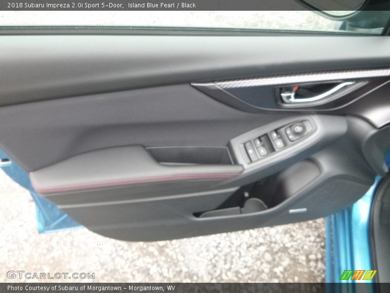 Island Blue Pearl / Black 2018 Subaru Impreza 2.0i Sport 5-Door
