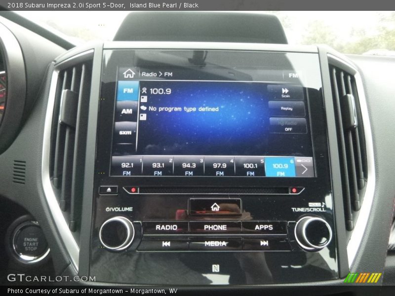Island Blue Pearl / Black 2018 Subaru Impreza 2.0i Sport 5-Door