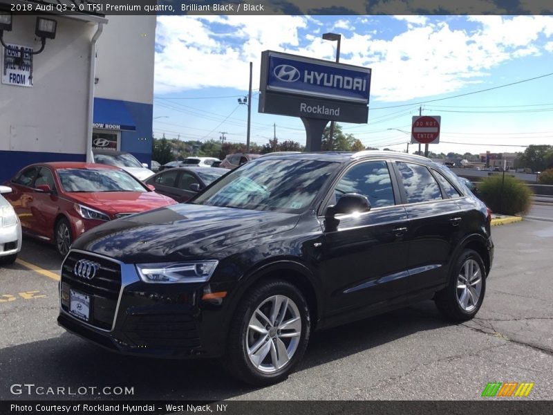 Brilliant Black / Black 2018 Audi Q3 2.0 TFSI Premium quattro