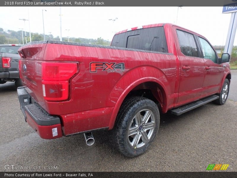 Ruby Red / Black 2018 Ford F150 Lariat SuperCrew 4x4