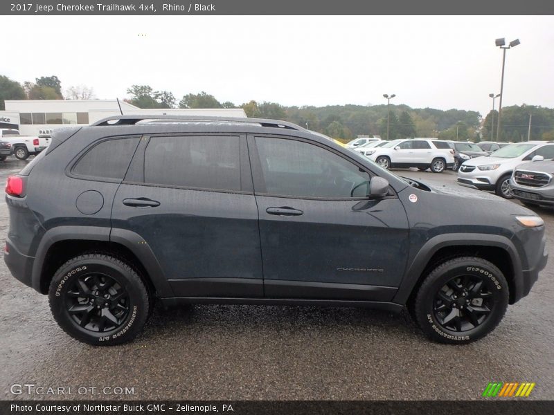 Rhino / Black 2017 Jeep Cherokee Trailhawk 4x4
